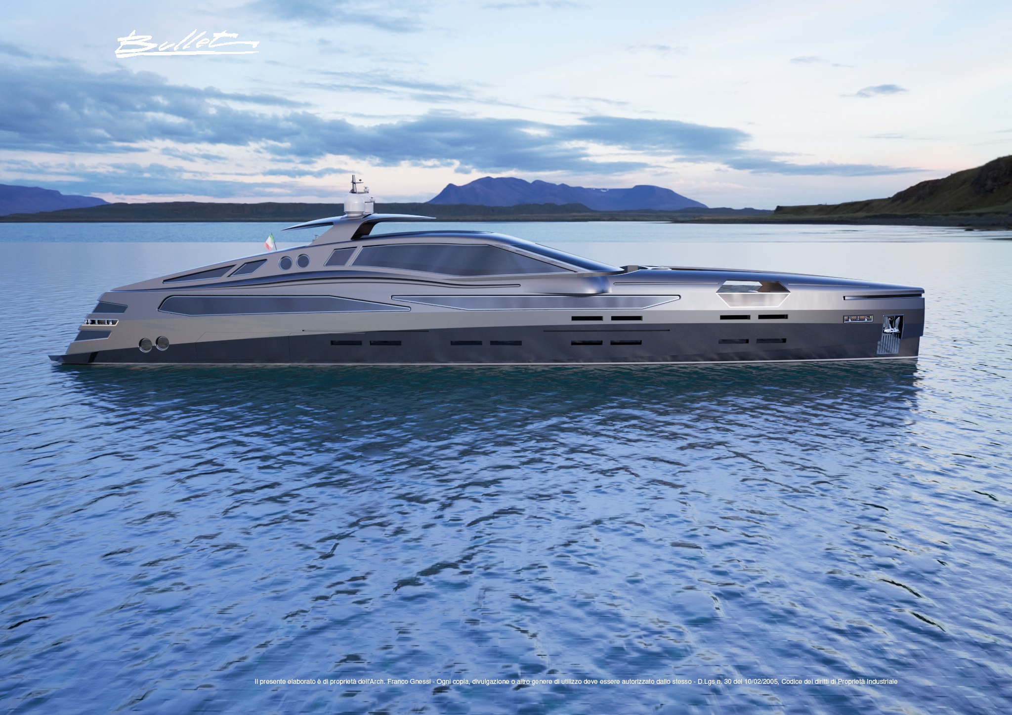 Bullet 200, il megayacht sportivo e sostenibile secondo Dynaship Yacht Design | Cruise Lifestyle
