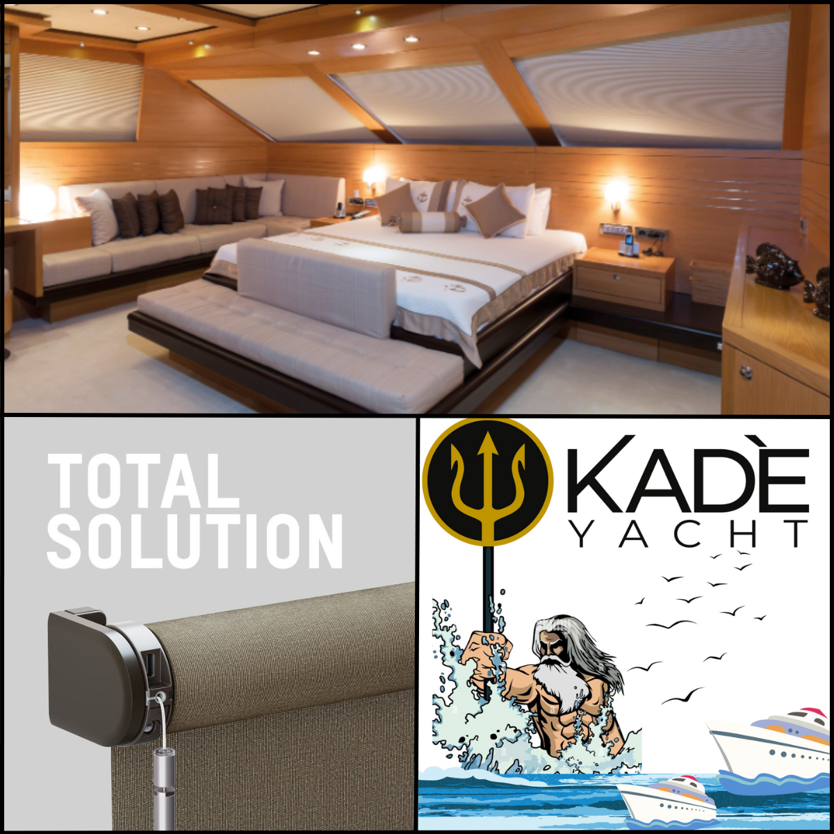 Tendaggi ad alte prestazioni tecniche Kadè Design Yacht